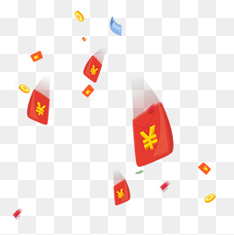 漂浮素材红包元素,免抠元素(2000*2000px)psd模版下载