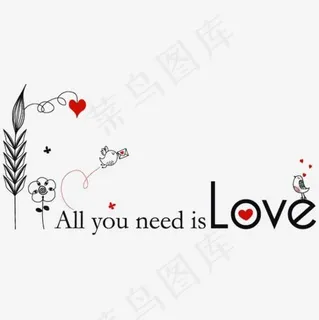 LOVE英文字装饰 LOVE英文字装饰