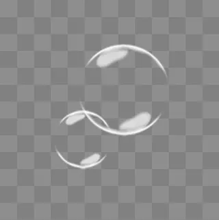 透明漂浮气泡,免抠元素