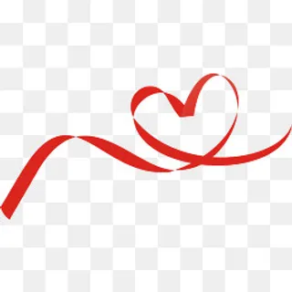 红色丝带,免抠元素