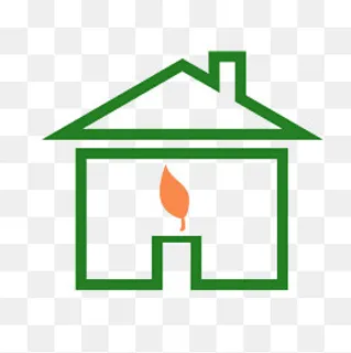 绿色矢量房地产图标