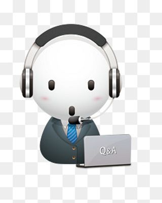 卡通客服PNG下载,免抠元素