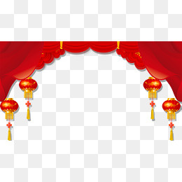 大红色2019新年展板