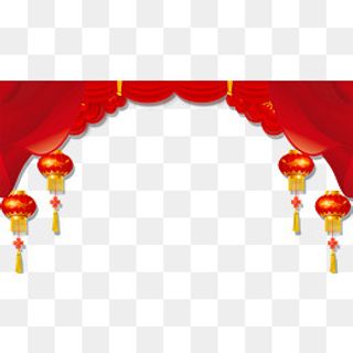 大红色2019新年展板