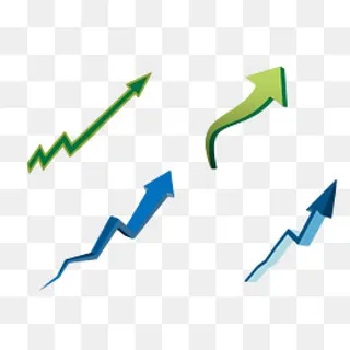 PPT元素上升,免抠元素