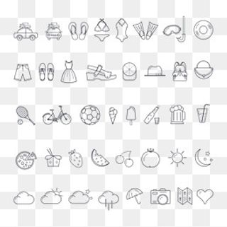 简约生活免抠png图标,免抠元素