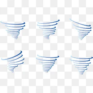 龙卷风线条,免抠元素