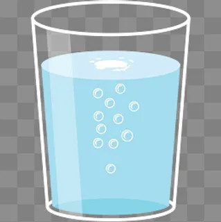 上升的气泡矢量水杯水珠,免抠元素