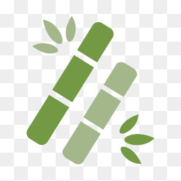 绿色竹子免抠图标,免抠元素