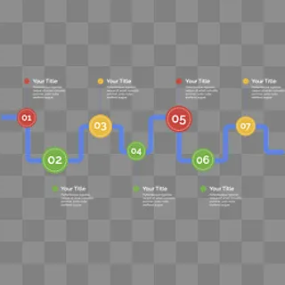 矢量手绘进度条,免抠元素