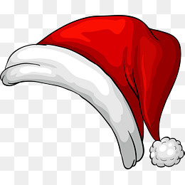 圣诞节红色圣诞帽,免抠元素