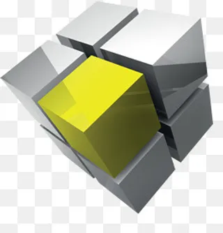 3D正方体矢量图,免抠元素