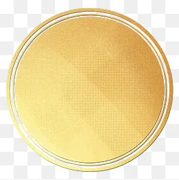 渐变金黄色圆形边框纹理,免抠元素(2000*2000px)psd模版下载