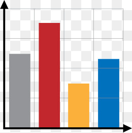 简单平面彩色ppt柱状图