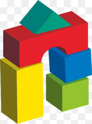 立体积木,免抠元素