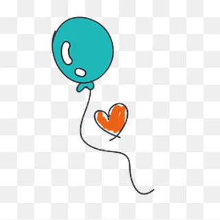 购物免费送儿童蓝气球,免抠元素