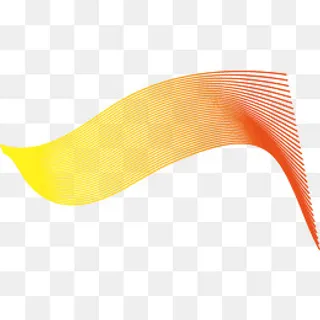 几何曲线唯美彩色图案元素,免抠元素