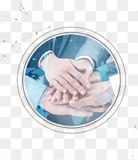 圆形创意团结图标,免抠元素