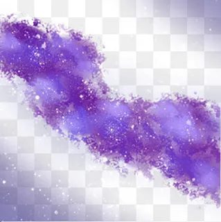 七夕节梦幻浪漫紫色银河,免抠元素