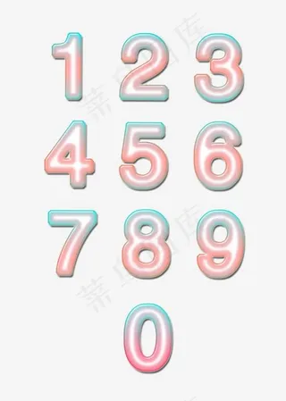 倒计时png图片,免抠元素艺术字