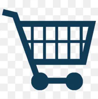 蓝色购物车图标免费下载,免抠元素