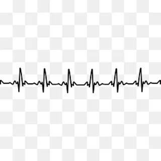 黑色心电图线,免抠元素