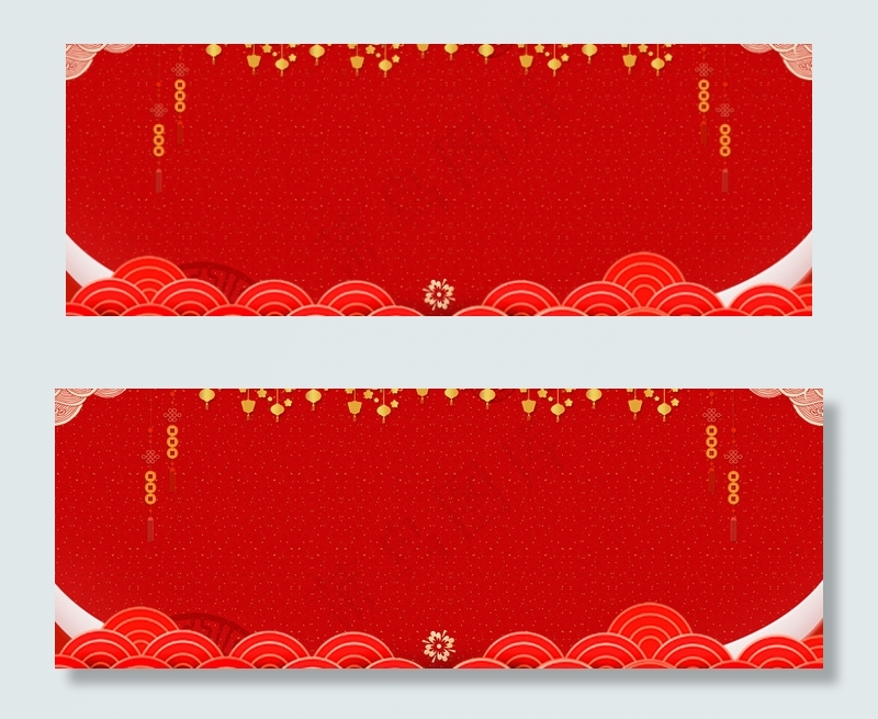 签到红色金色banner背景背景图片素材