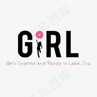 女孩英文艺术字