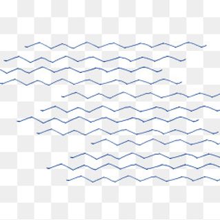 蓝色简洁通用波浪线装饰