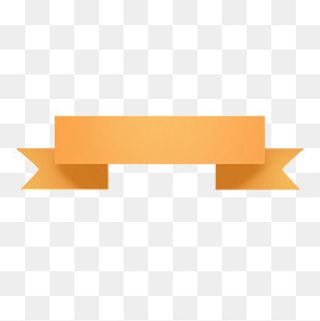 金色折叠条形可爱促销标签,免抠元素