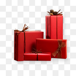 红色礼品盒子免费下载,免抠元素