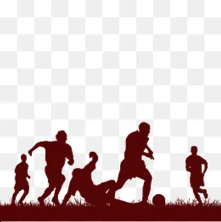 2018足球世界杯草坪踢球场景,免抠元素