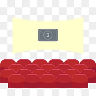 电影节电影院看电影,免抠元素