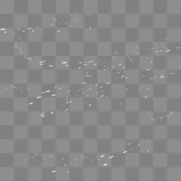 白色星星挂饰(2000*1819px)