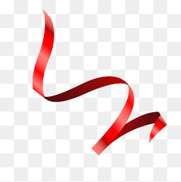卡通手绘红色飘逸丝带,免抠元素(2200*2200px)psd模版下载