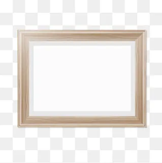 木质纹理相框设计,免抠元素