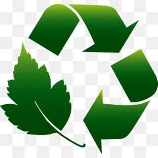 绿色循环箭头矢量图,免抠元素