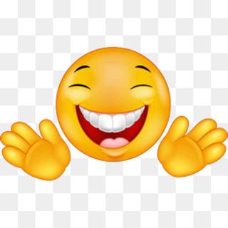 卡通露牙齿开心