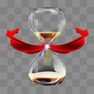 金色沙漏倒计时房地产元素