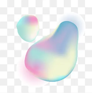 渐变流体矢量素材,免抠元素
