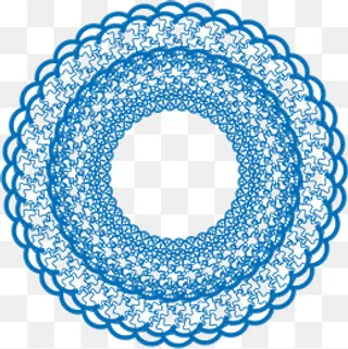 唯美蓝色线条图案元素,免抠元素