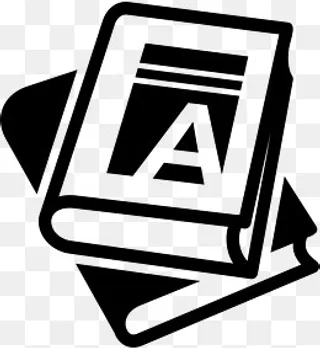 黑色书籍亲子阅读图标,免抠元素