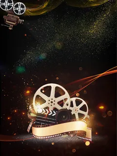 时尚电影胶卷主题背景海报背景图片素材