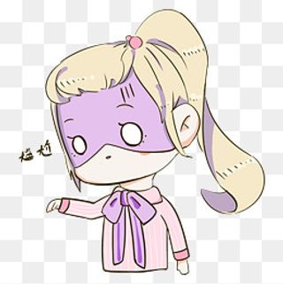 Q版女孩表情包尴尬