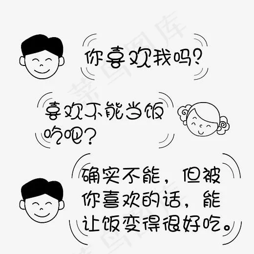土味情话聊天表情文字菜鸟图库