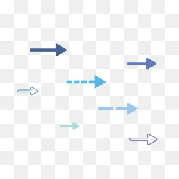 多彩矢量科技箭头元素,免抠元素(3382*2709px)ai矢量模版下载