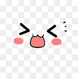 表情包卡通手绘调皮脸,免抠元素