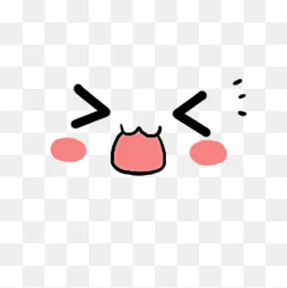 表情包卡通手绘调皮脸,免抠元素