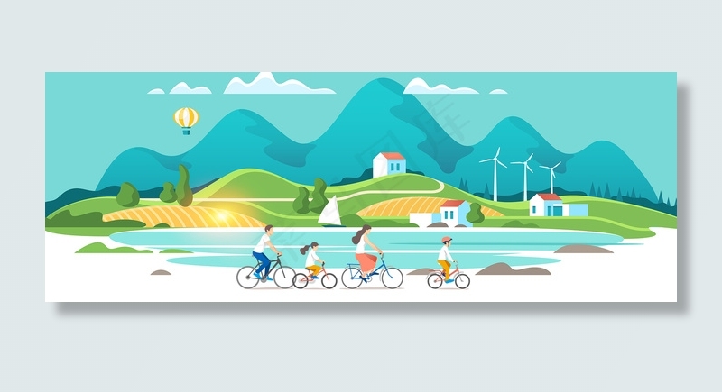 校园运动会卡通banner背景图片素材,背景元素