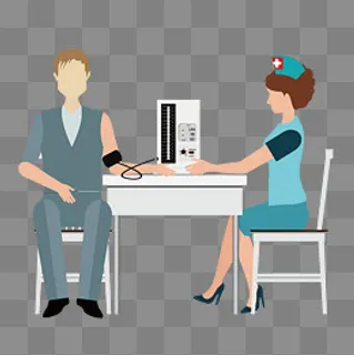 检测血压器的护士